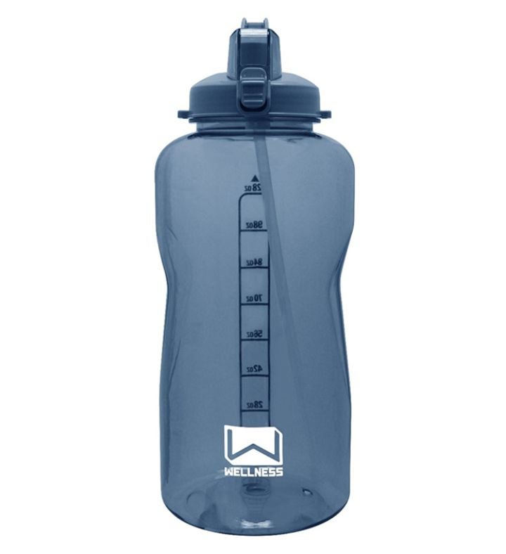 Wellness 1 Gallon Large Sports Water Bottle with Straw